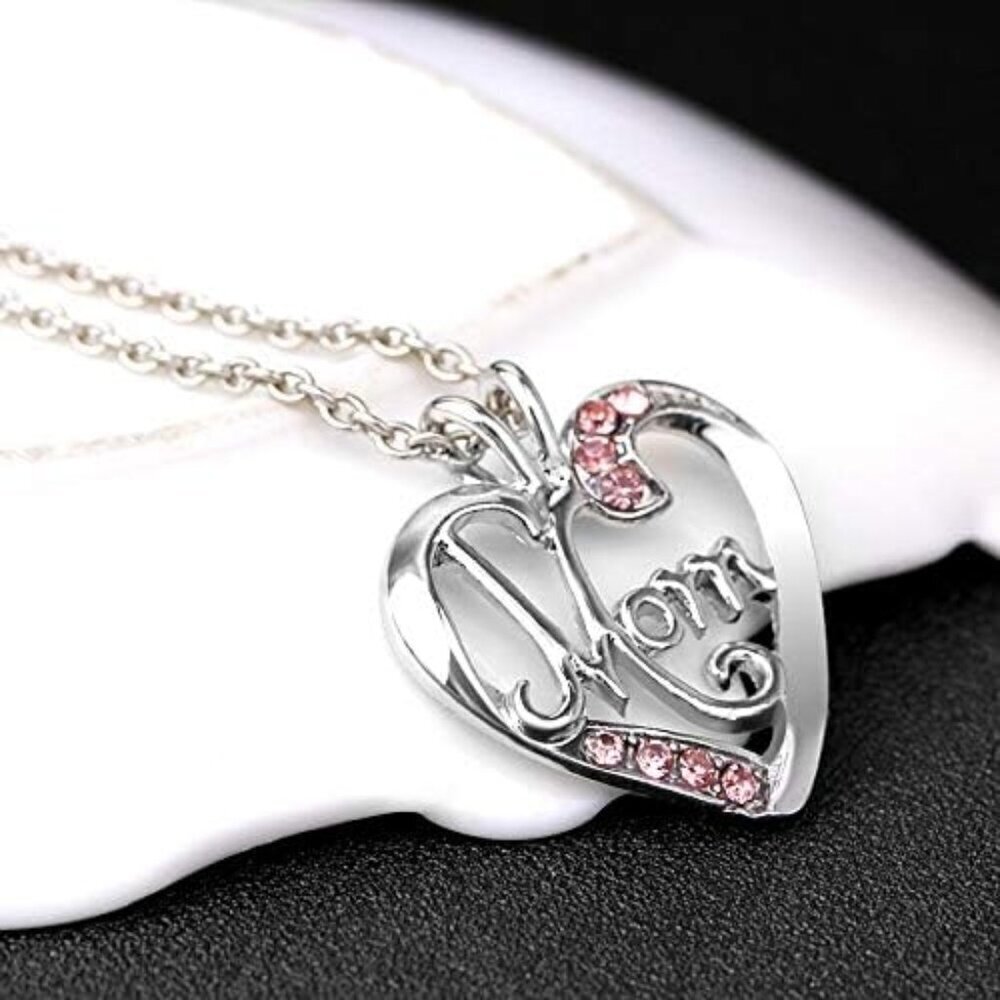Christmas Gifts For Women, New Mom Birthday Gifts Mothers Day Pendant Necklace R View 5